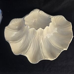 Vintage California Pottery Shell Chip and Dip